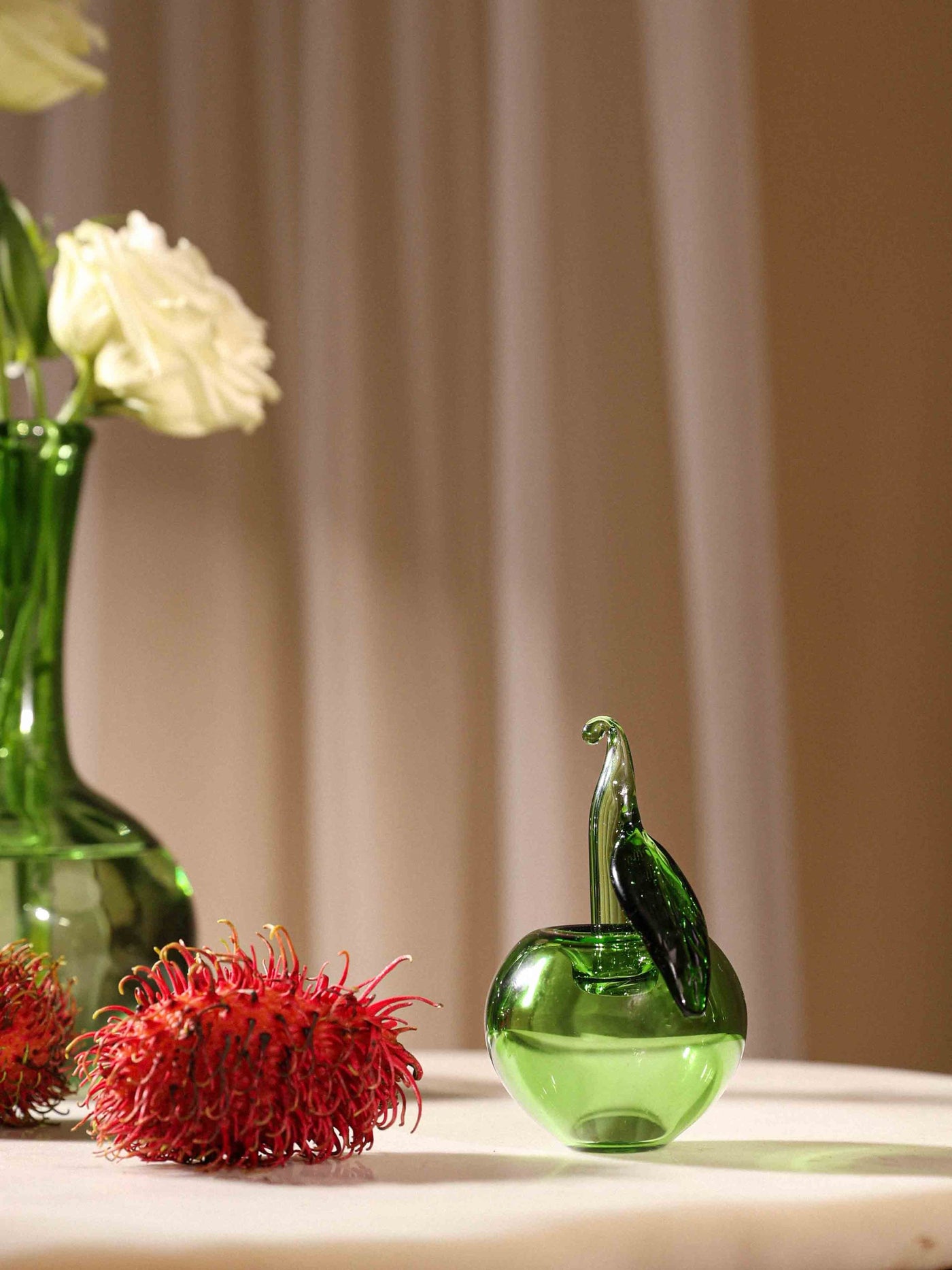 Table Decor - Murano Glass Cherry Apple