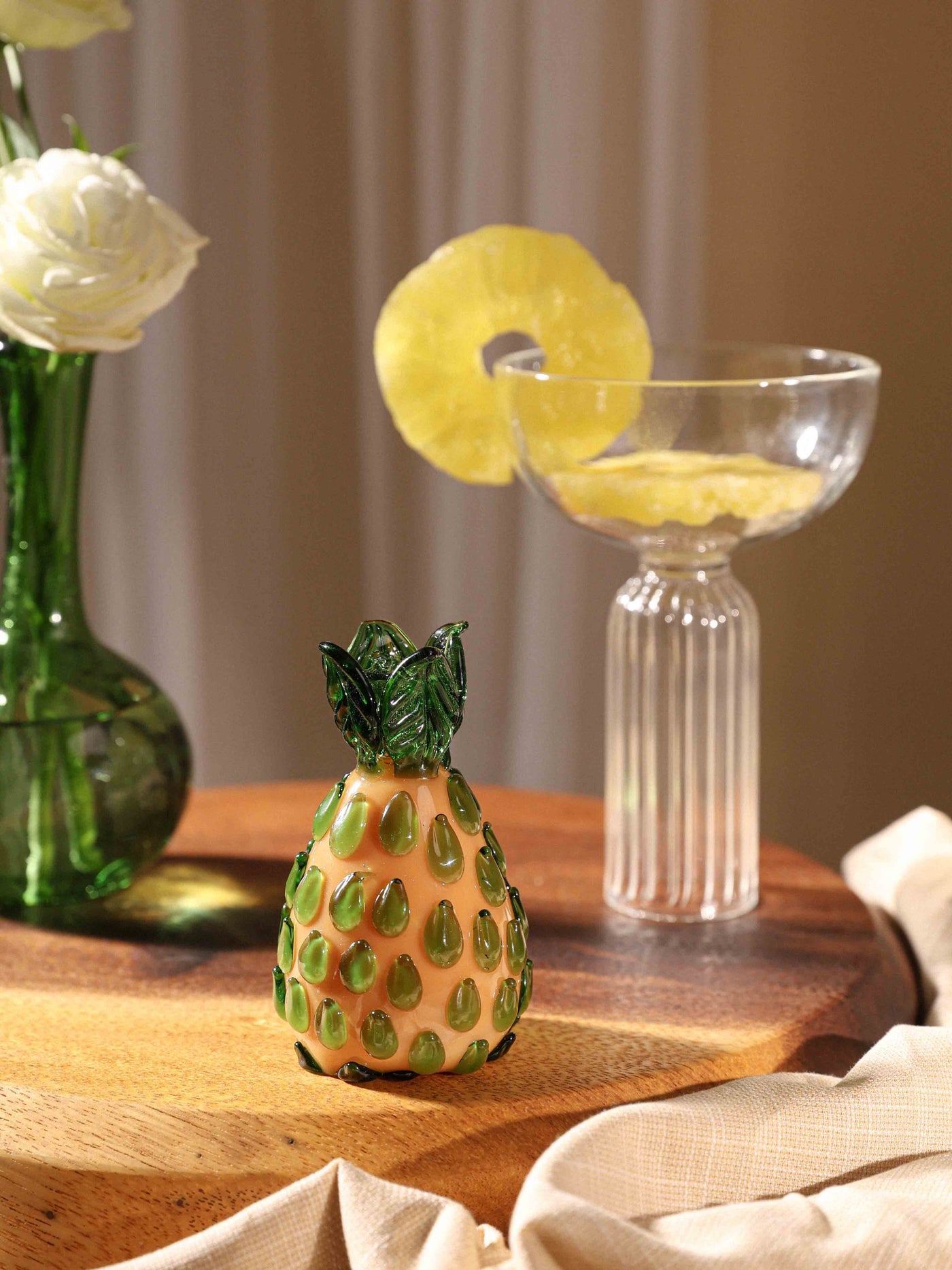 Murano Glass Style Decoration- Pineapple