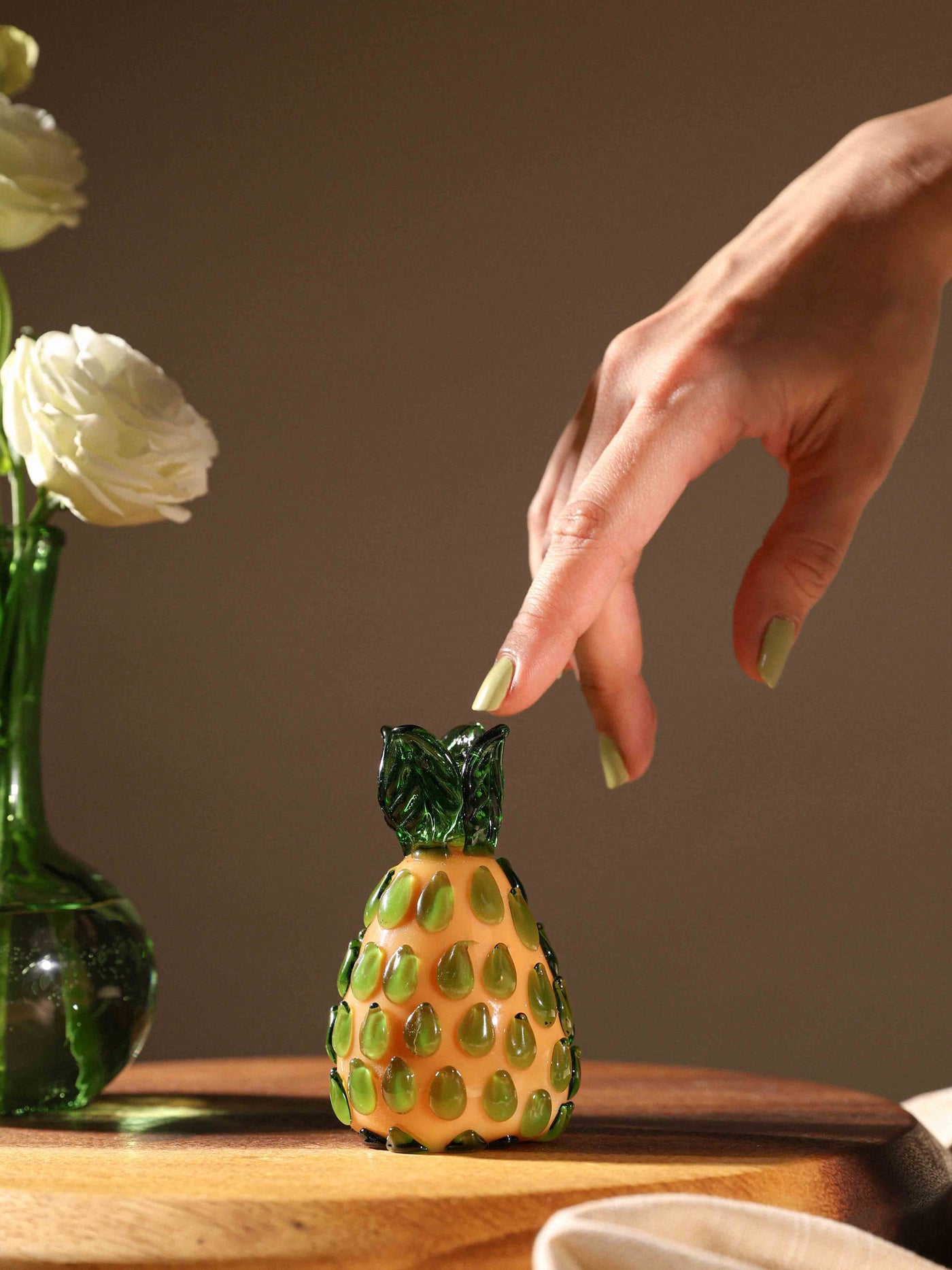 Murano Glass Style Decoration- Pineapple