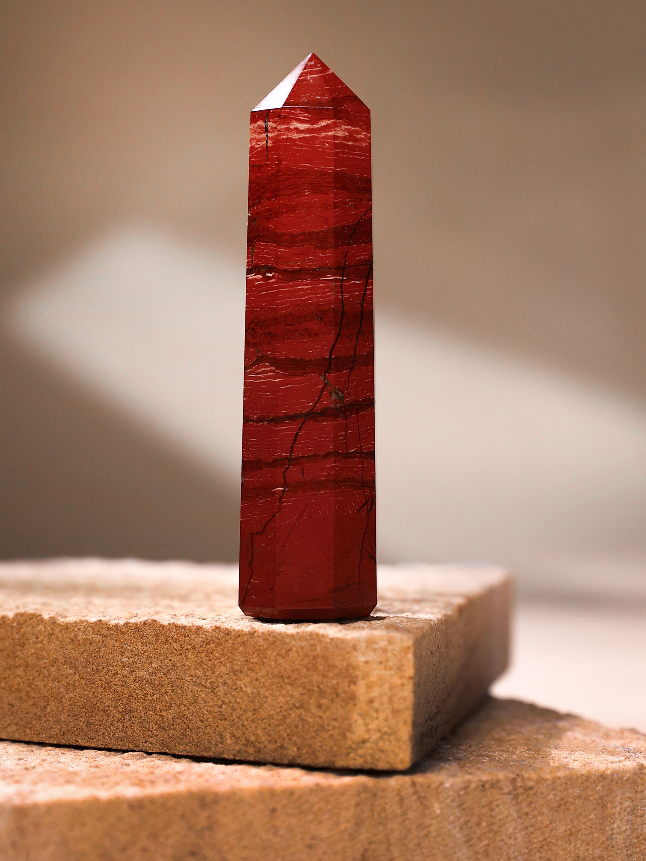 Gemstone Tower - Snakeskin Jasper