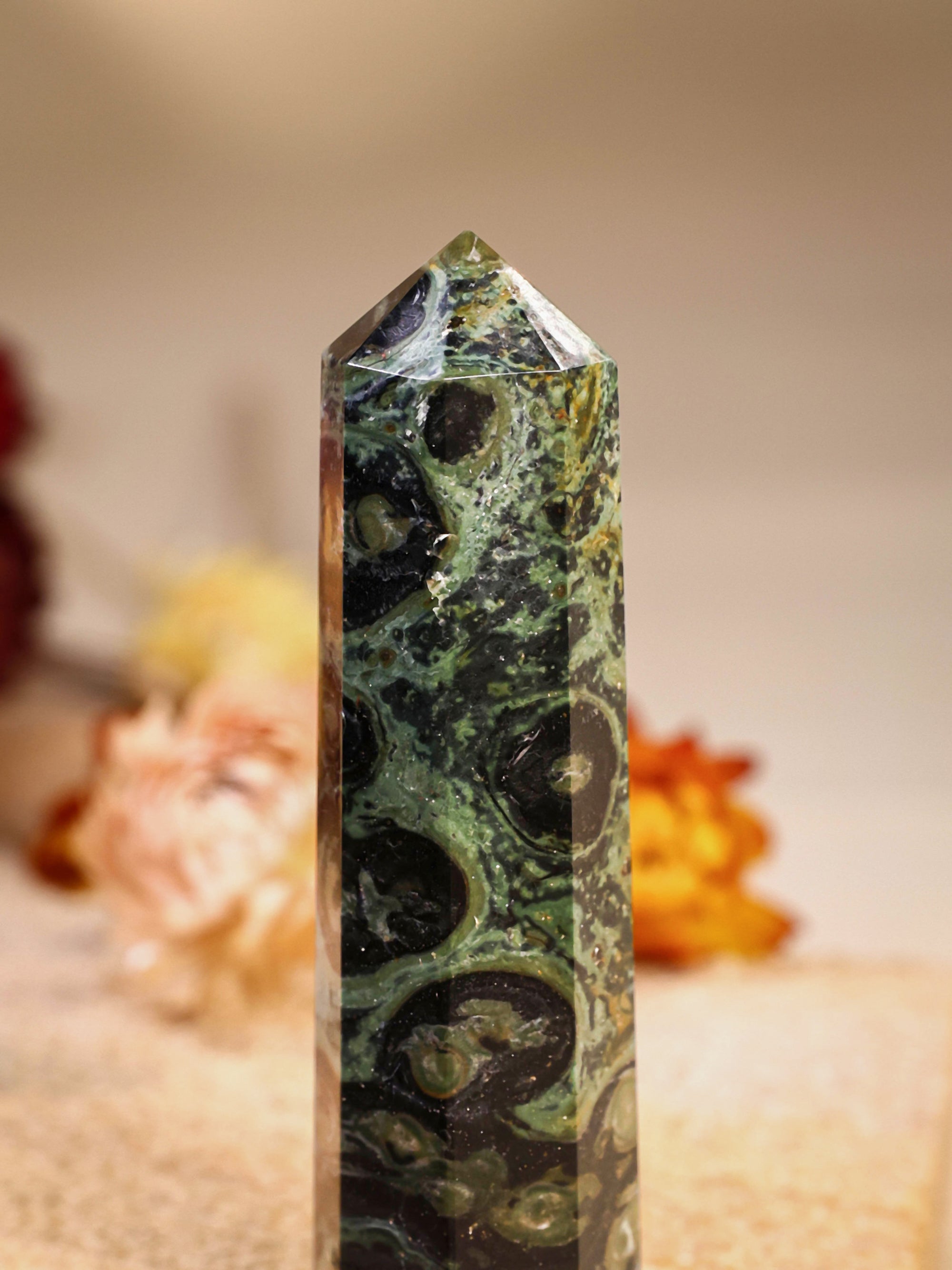 Gemstone Tower - Kambaba Jasper