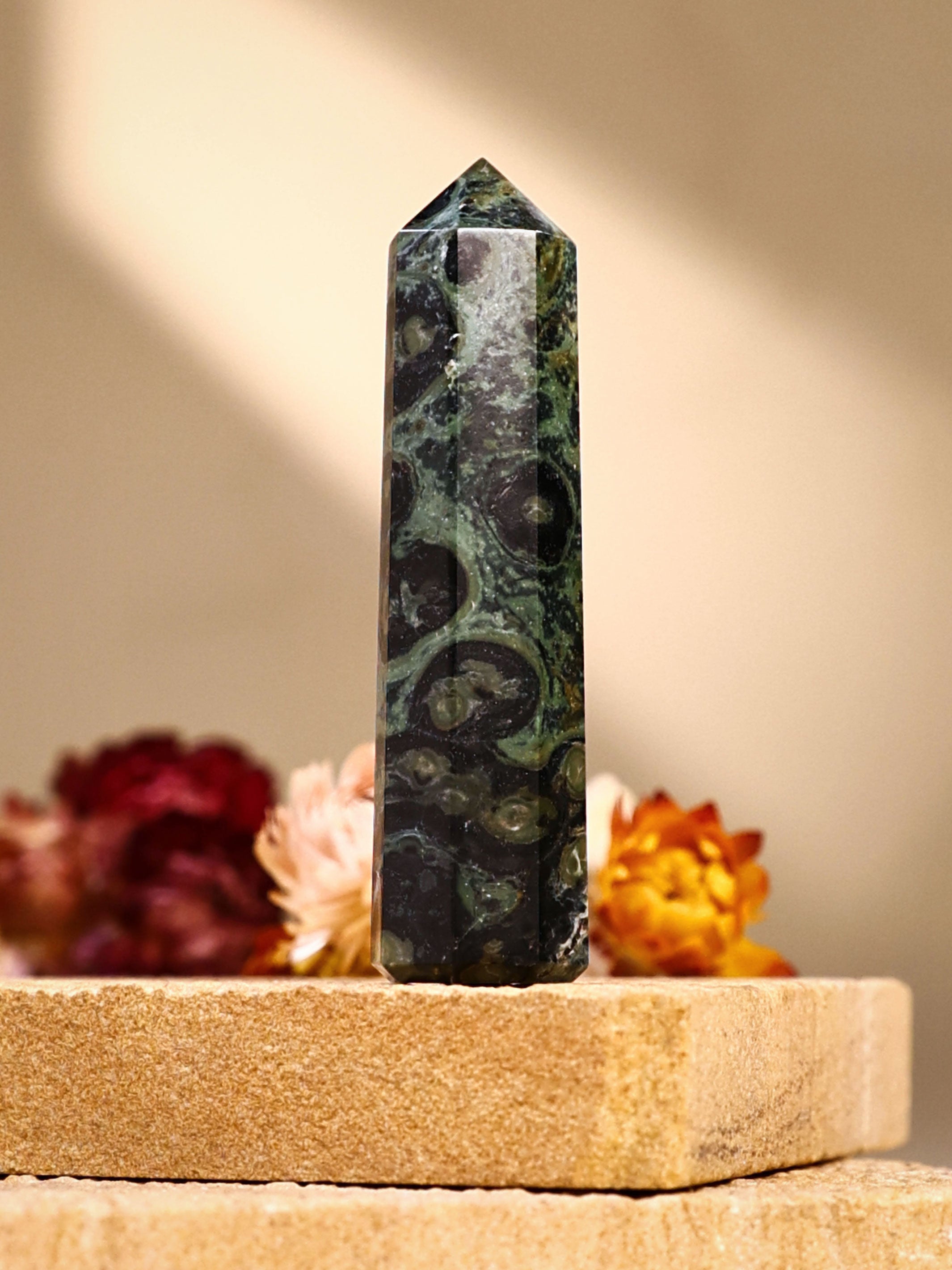 Gemstone Tower - Kambaba Jasper