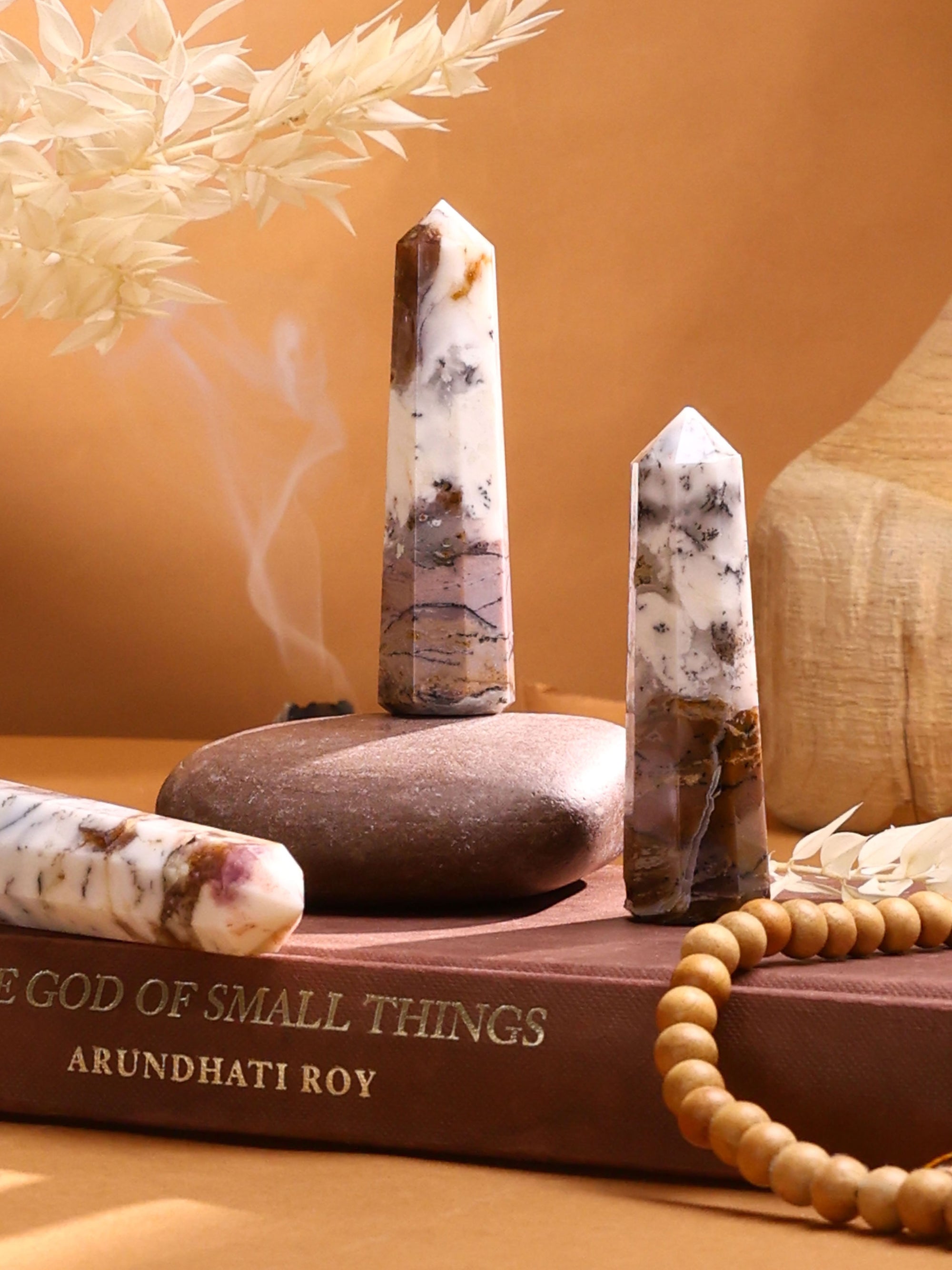 Gemstone Tower - Dendrite Opal