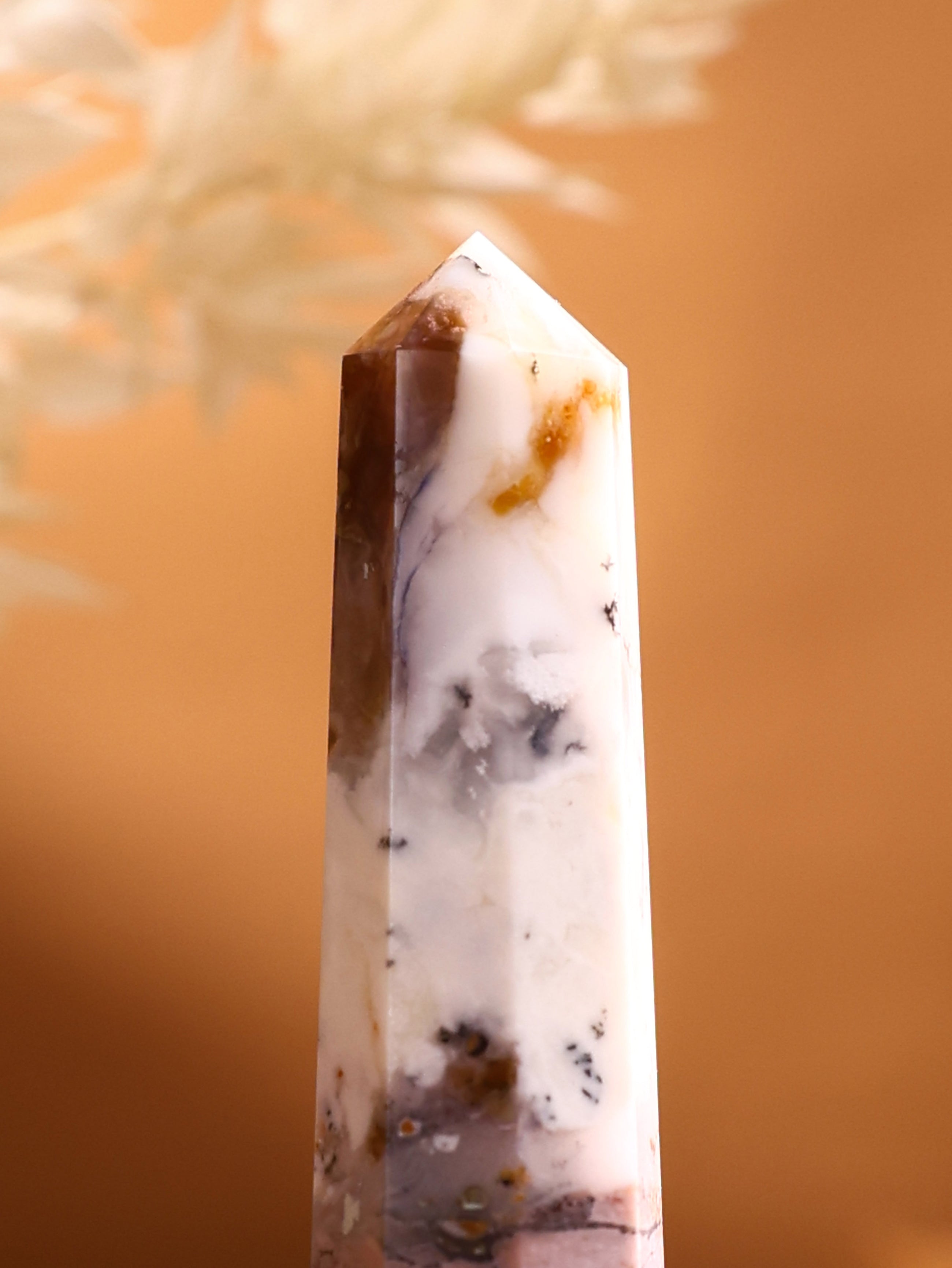 Gemstone Tower - Dendrite Opal