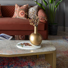 HCC HIBISCUS - MARBLE IVORY MULTICOLOR PLATTER