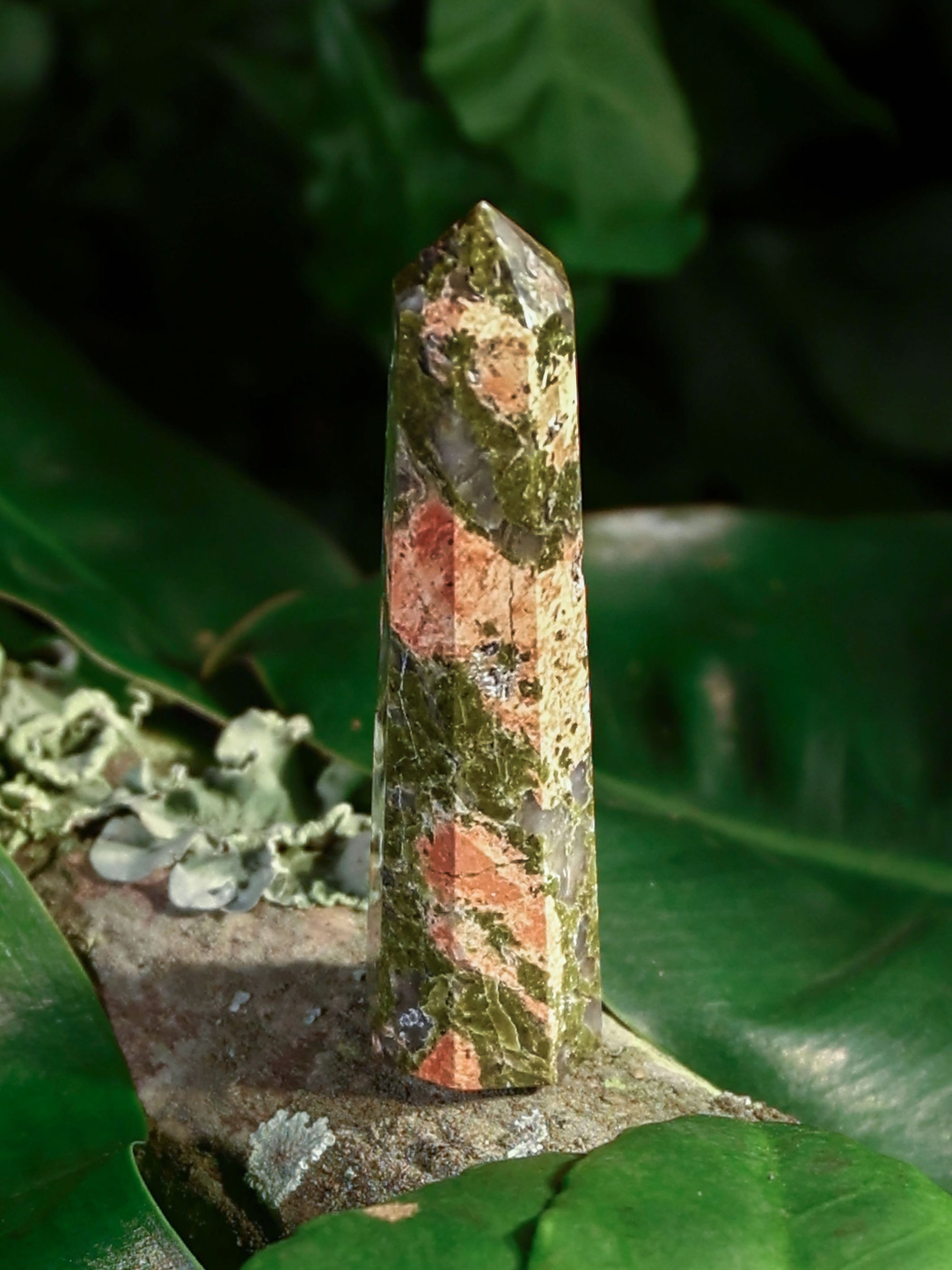 Gemstone Tower - Unakite