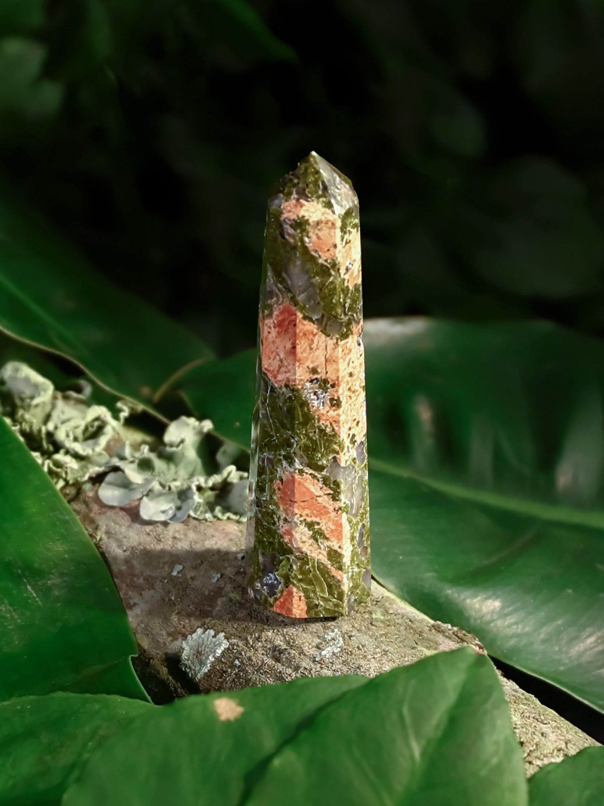 Gemstone Tower - Unakite