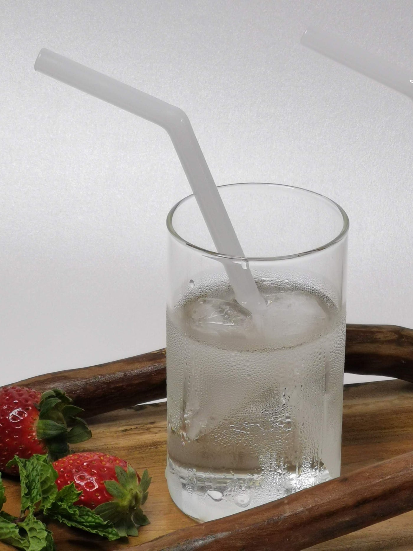 Glass Straws Reusable Set of 6 - Opal