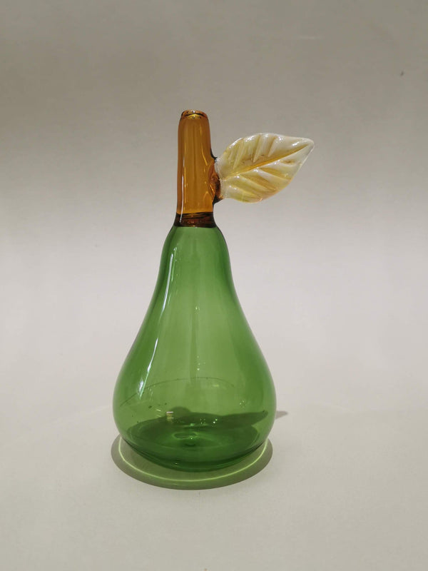 Murano Glass Style Decoration- Pear Green Art Glass