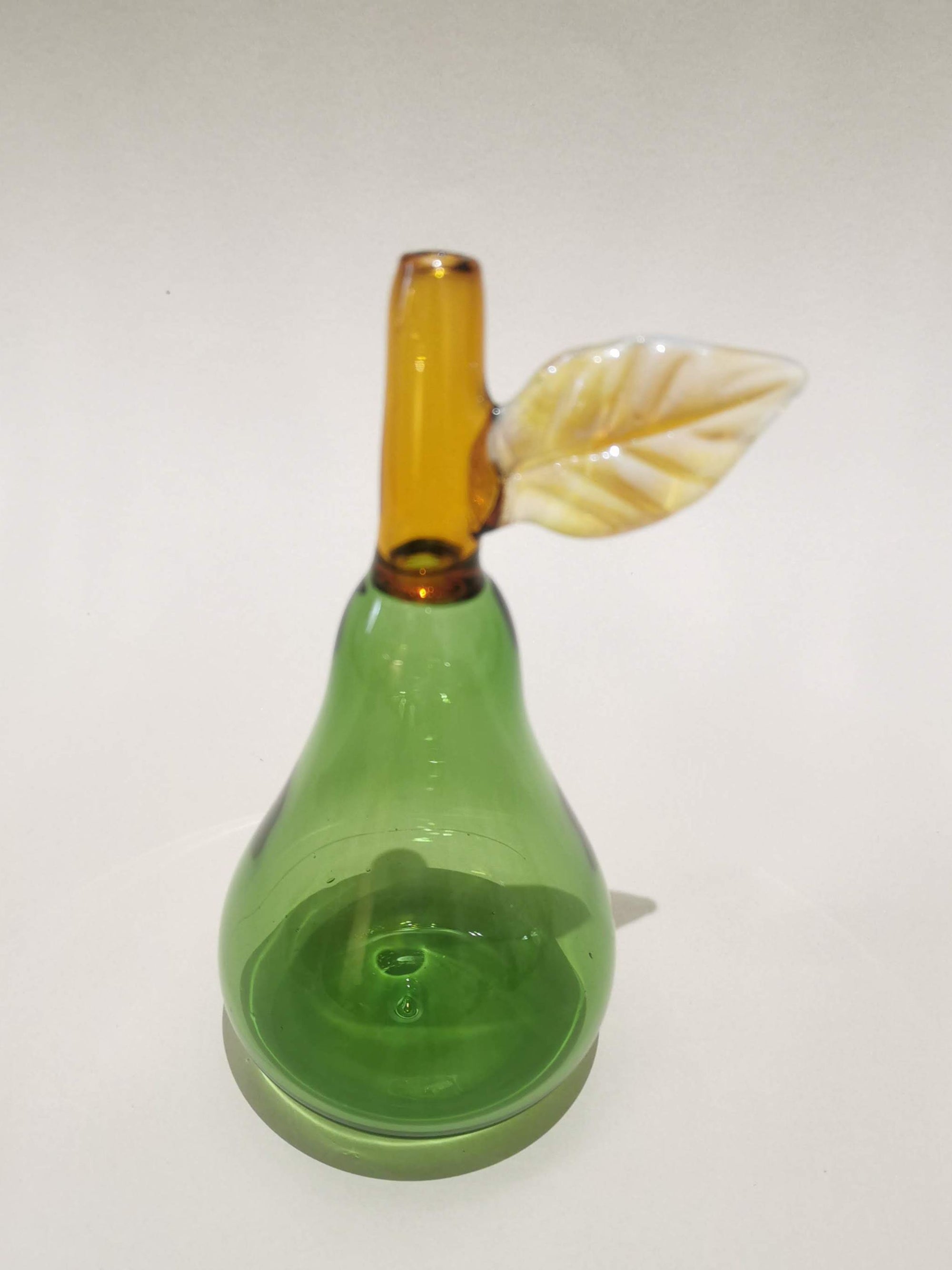 Murano Glass Style Decoration- Pear Green Art Glass