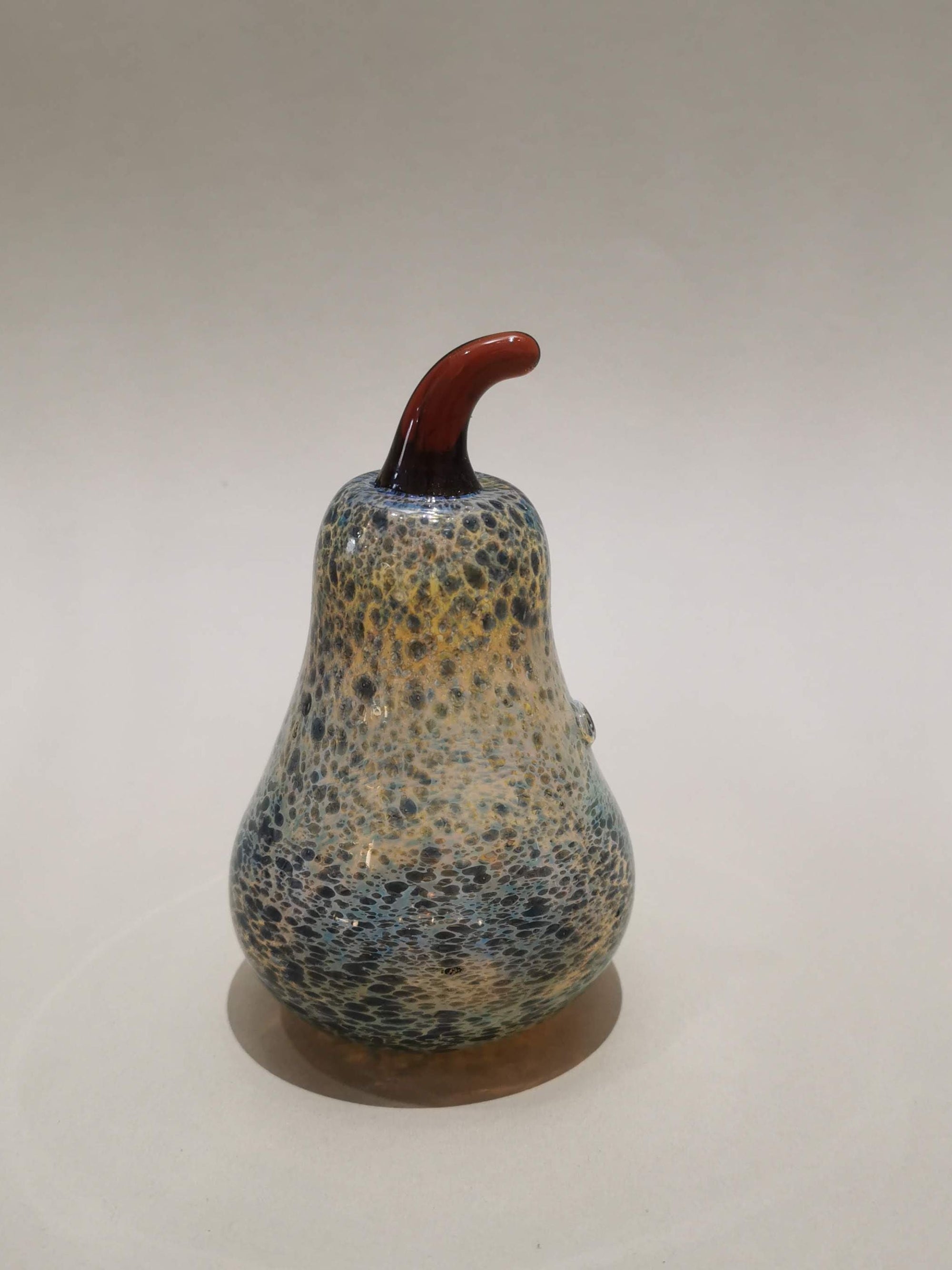 Murano Glass Style Decoration- Marble Pear Art Glass