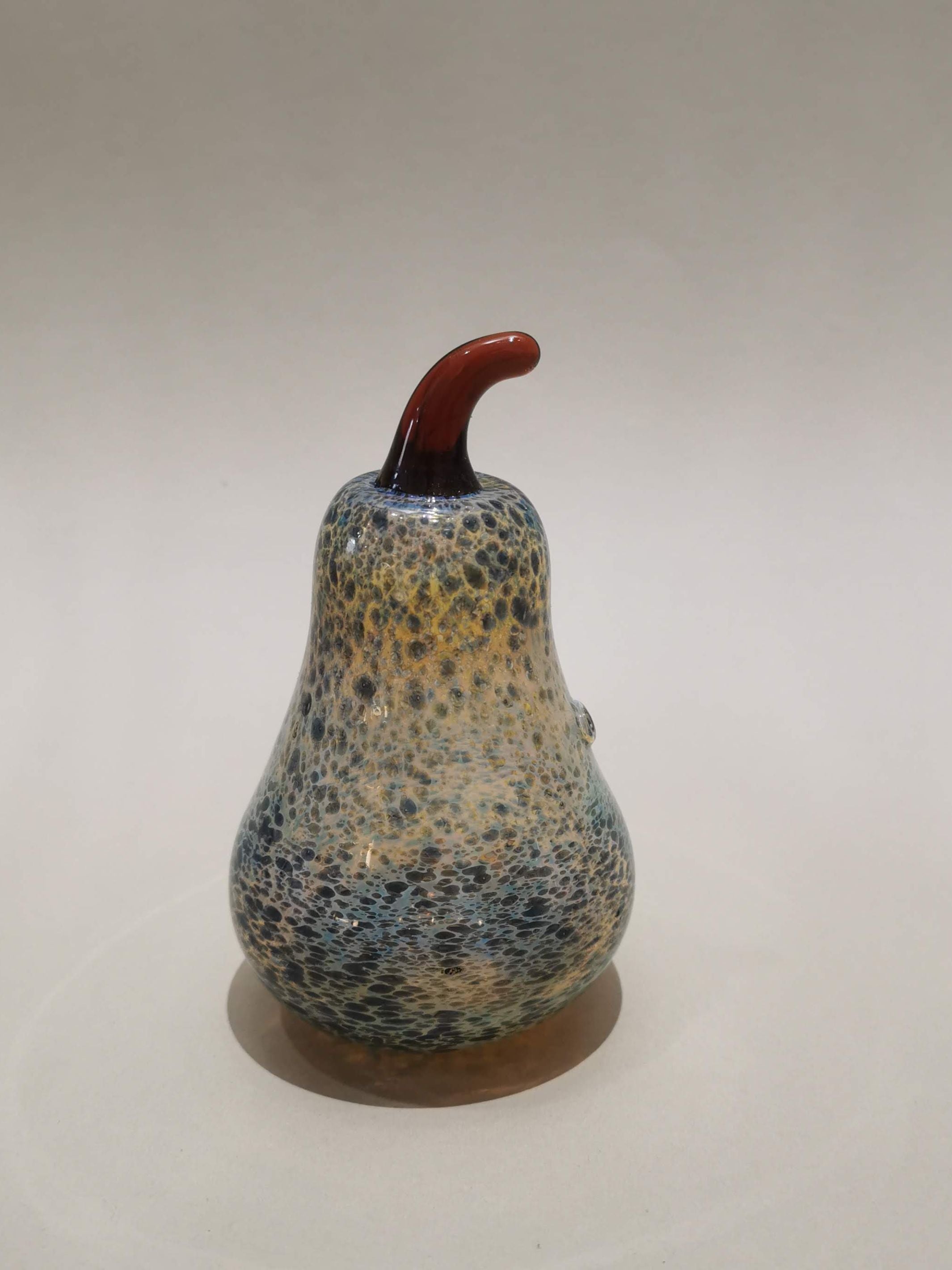 Murano Glass Style Decoration- Marble Pear Art Glass