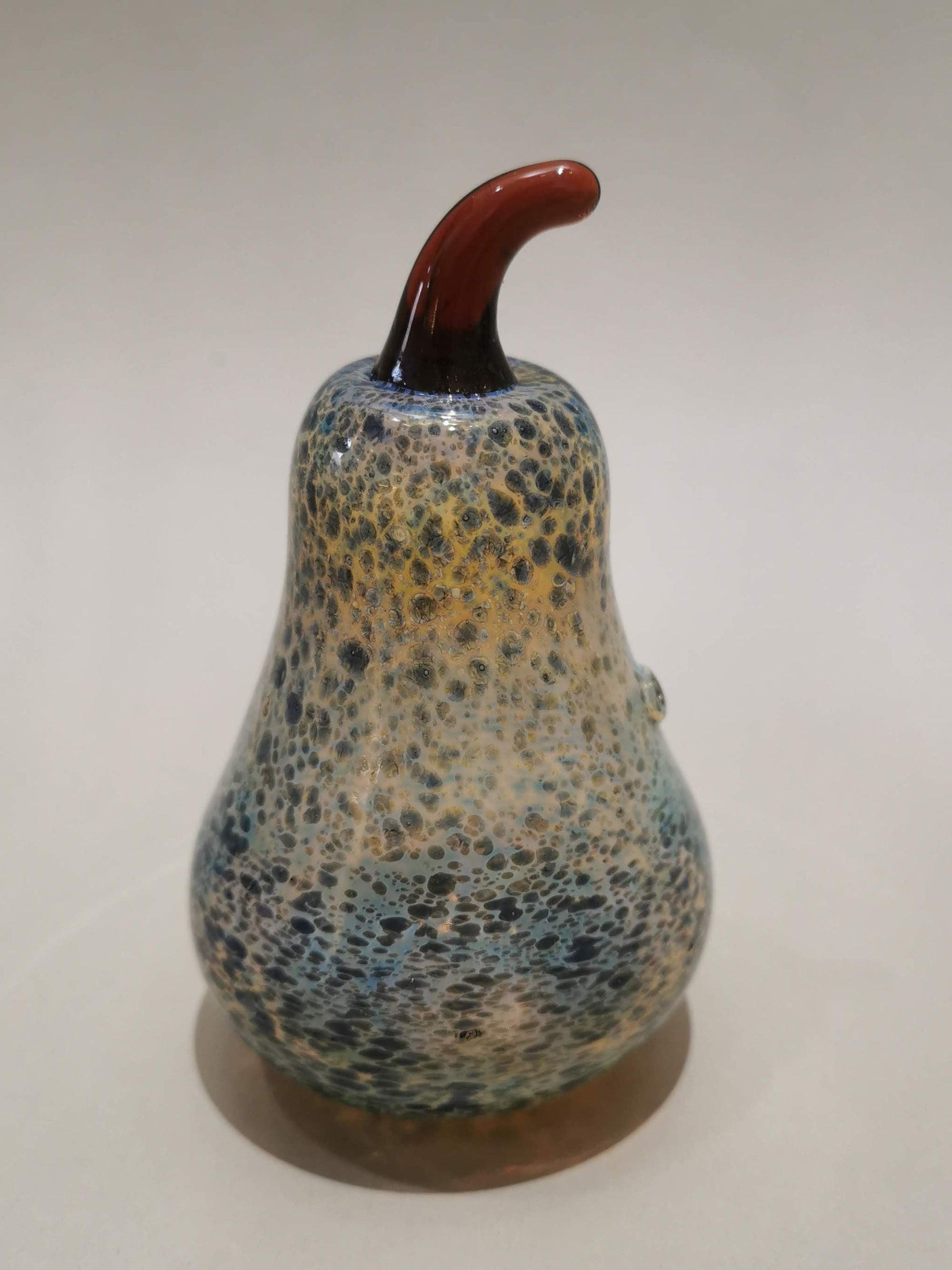 Murano Glass Style Decoration- Marble Pear Art Glass