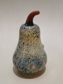 Murano Glass Style Decoration- Marble Pear Art Glass