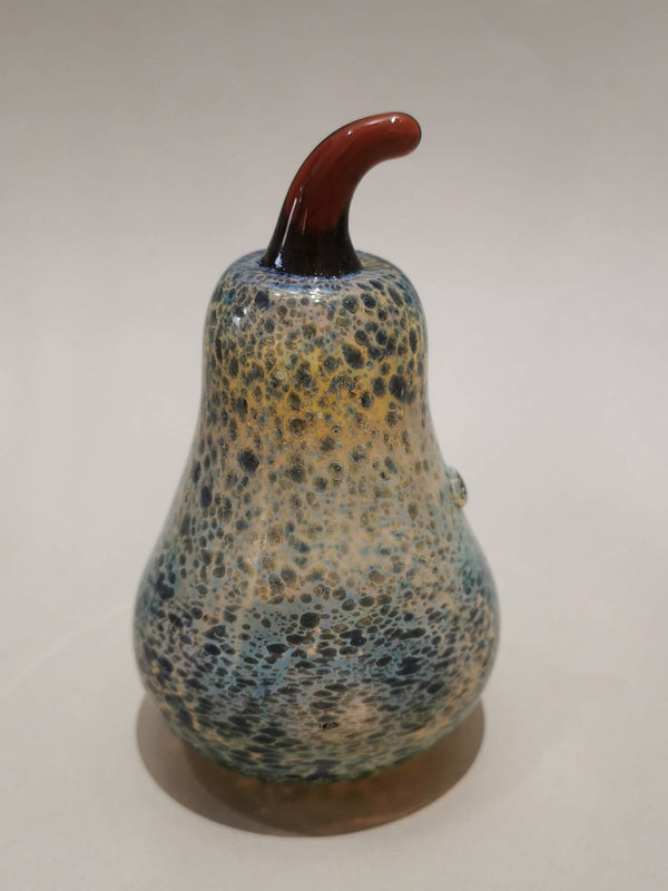Murano Glass Style Decoration- Marble Pear Art Glass