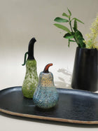 Murano Glass Style Decoration- Marble Pear Art Glass