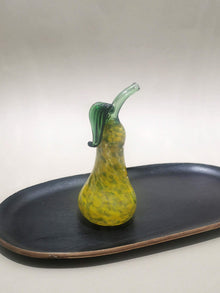Murano Glass Style Decoration- Color Splash Pear Art Glass