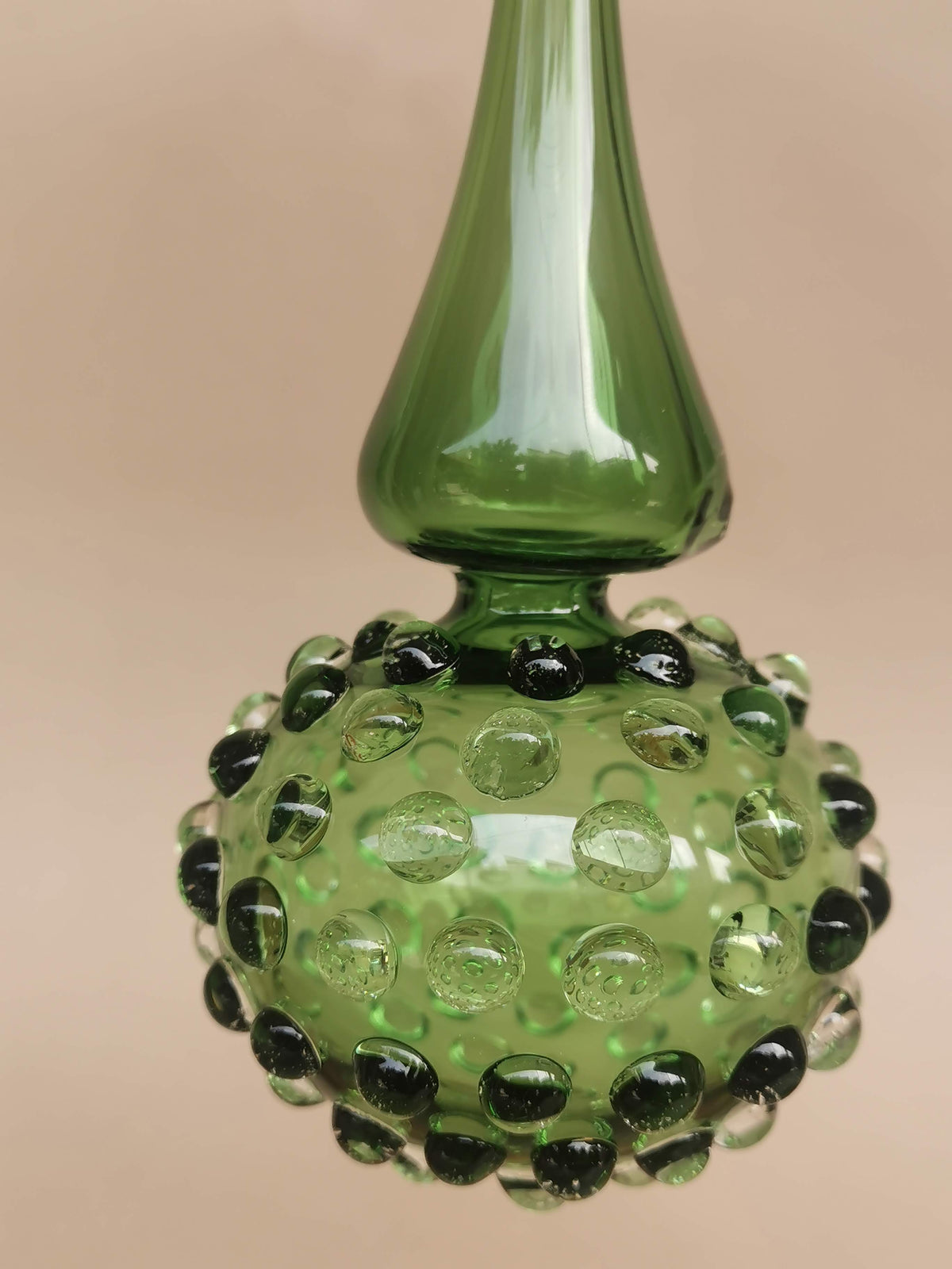 Handblown Glass Ornament - Lumina Jade 4 inch