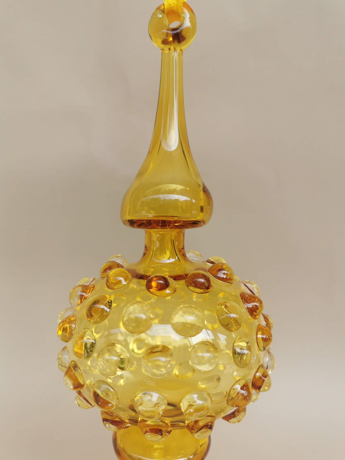 Handblown Glass Ornament - Sunset Lumina 4 inch
