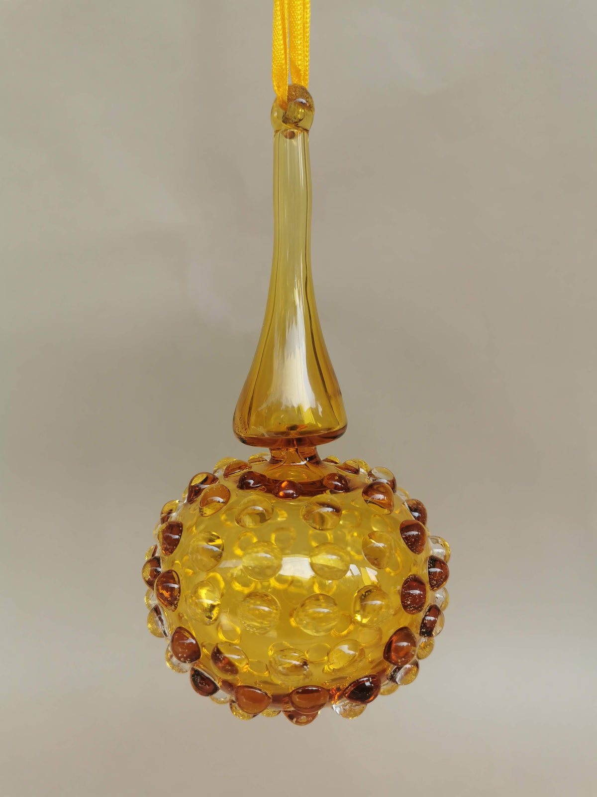 Handblown Glass Ornament - Sunset Lumina 4 inch