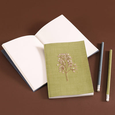 Embroidered Note Book Gift Set