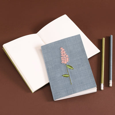 Embroidered Note Book Gift Set