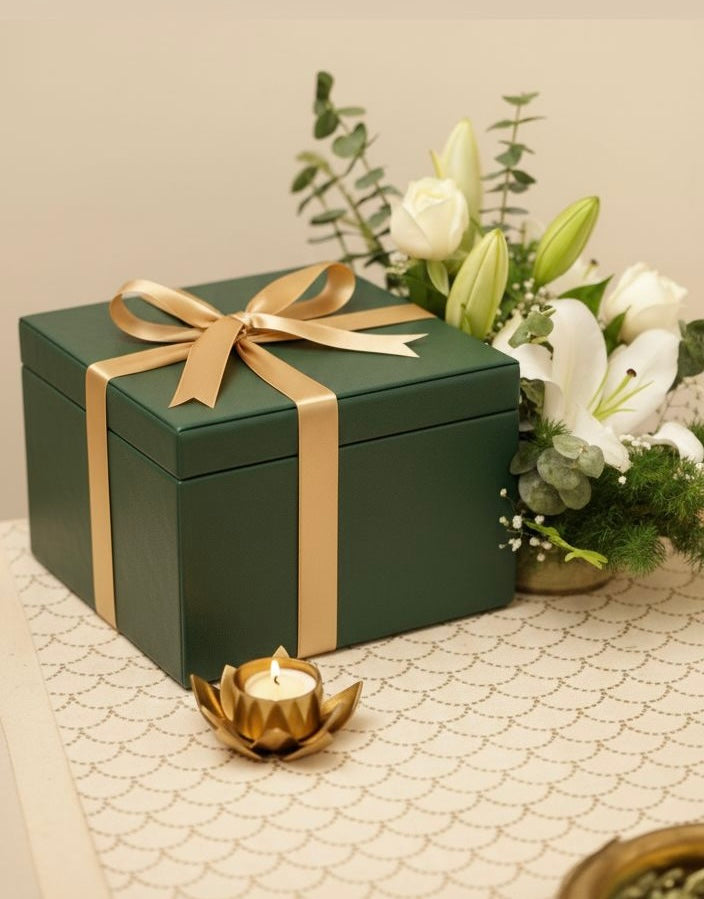 Premium leather gift box India The Mage Home