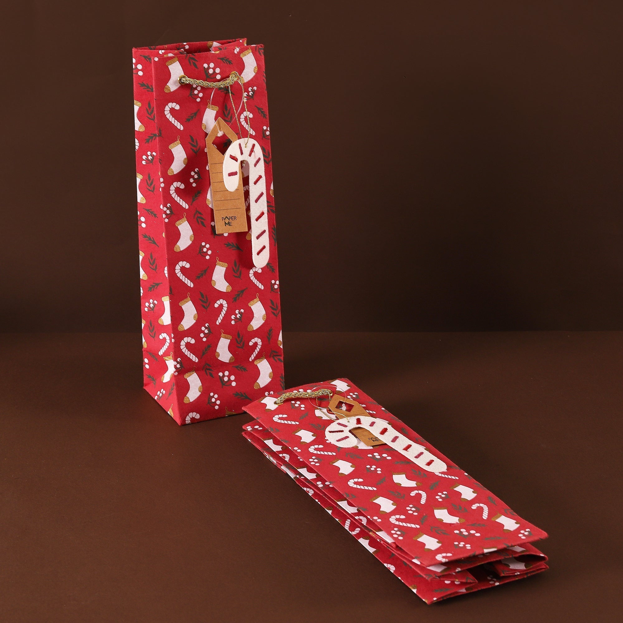 Stocking Wine Bag (Set of 3)