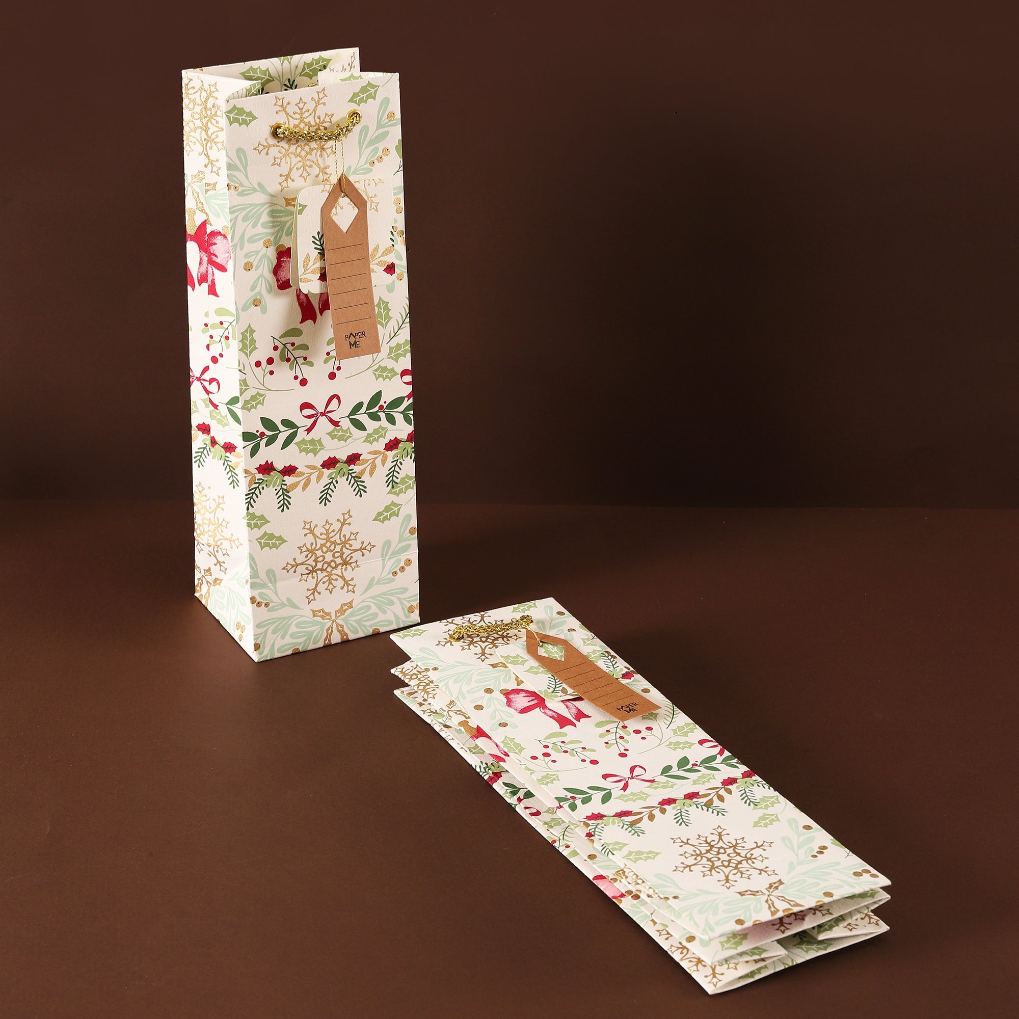 Wreath Wine Bag (Set of 3)