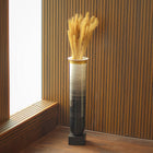 Coop  Brushed Slate Vase