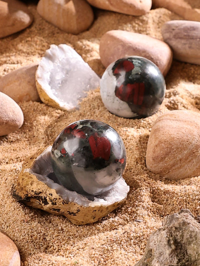 Gemstone - Dragon Blood Jasper Sphere