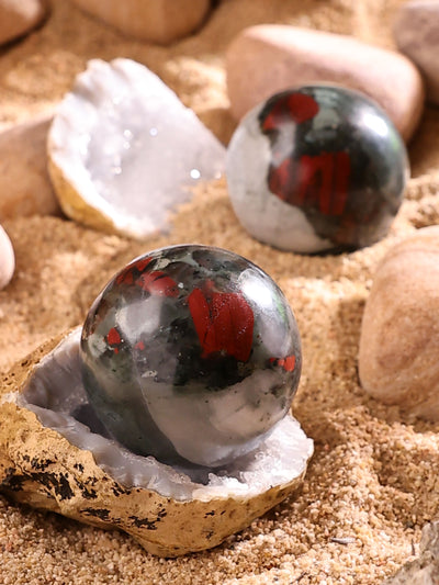 Gemstone - Dragon Blood Jasper Sphere