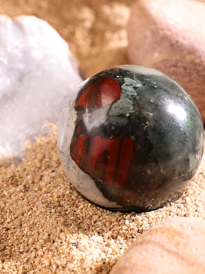 Gemstone - Dragon Blood Jasper Sphere