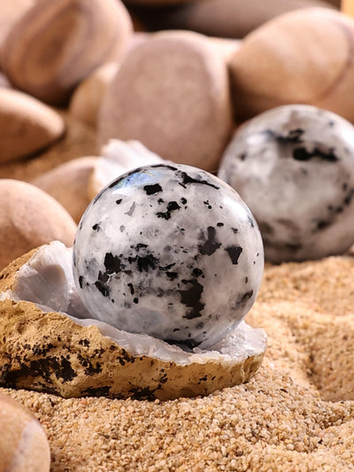 Gemstone - Rainbow Moonstone Sphere
