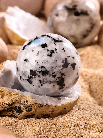 Gemstone - Rainbow Moonstone Sphere