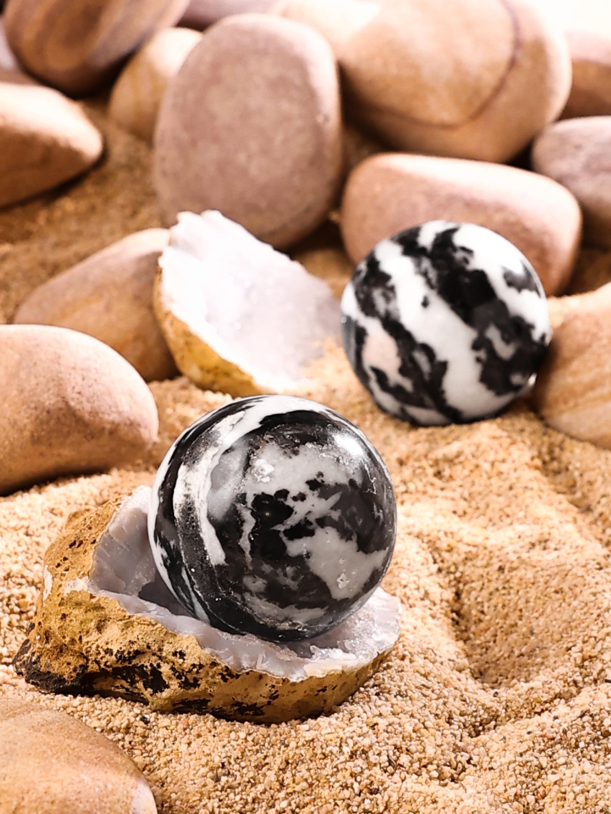 Gemstone - Zebra Jasper Sphere
