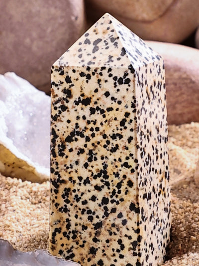 Gemstone Tower - Dalmatian Jasper
