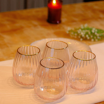 Lush Set Of 4 Water Glasses