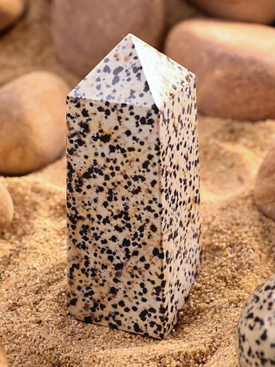 Gemstone Tower - Dalmatian Jasper