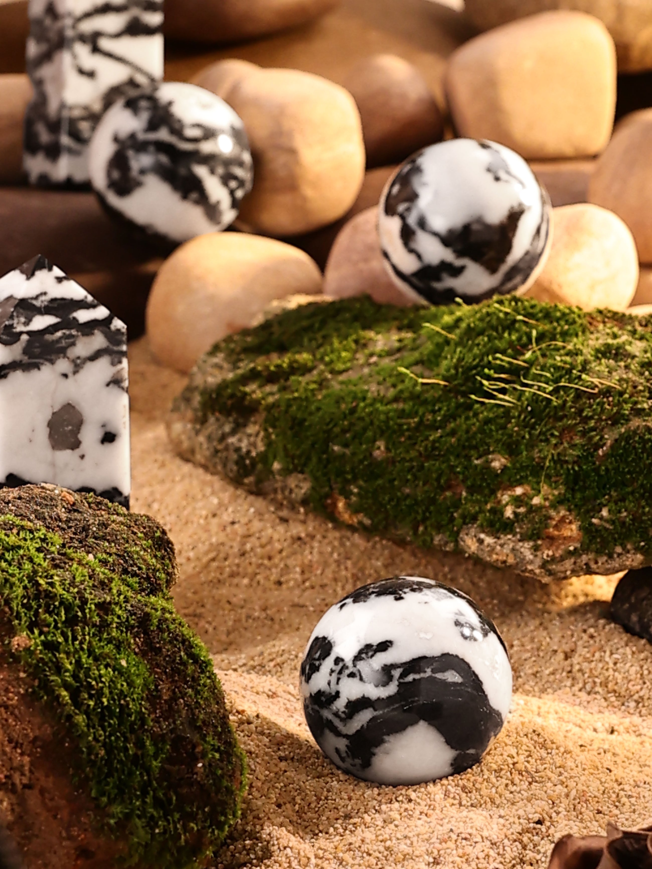 Gemstone - Zebra Jasper Sphere