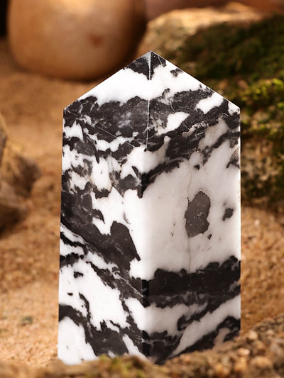 Gemstone Tower - Zebra Jasper