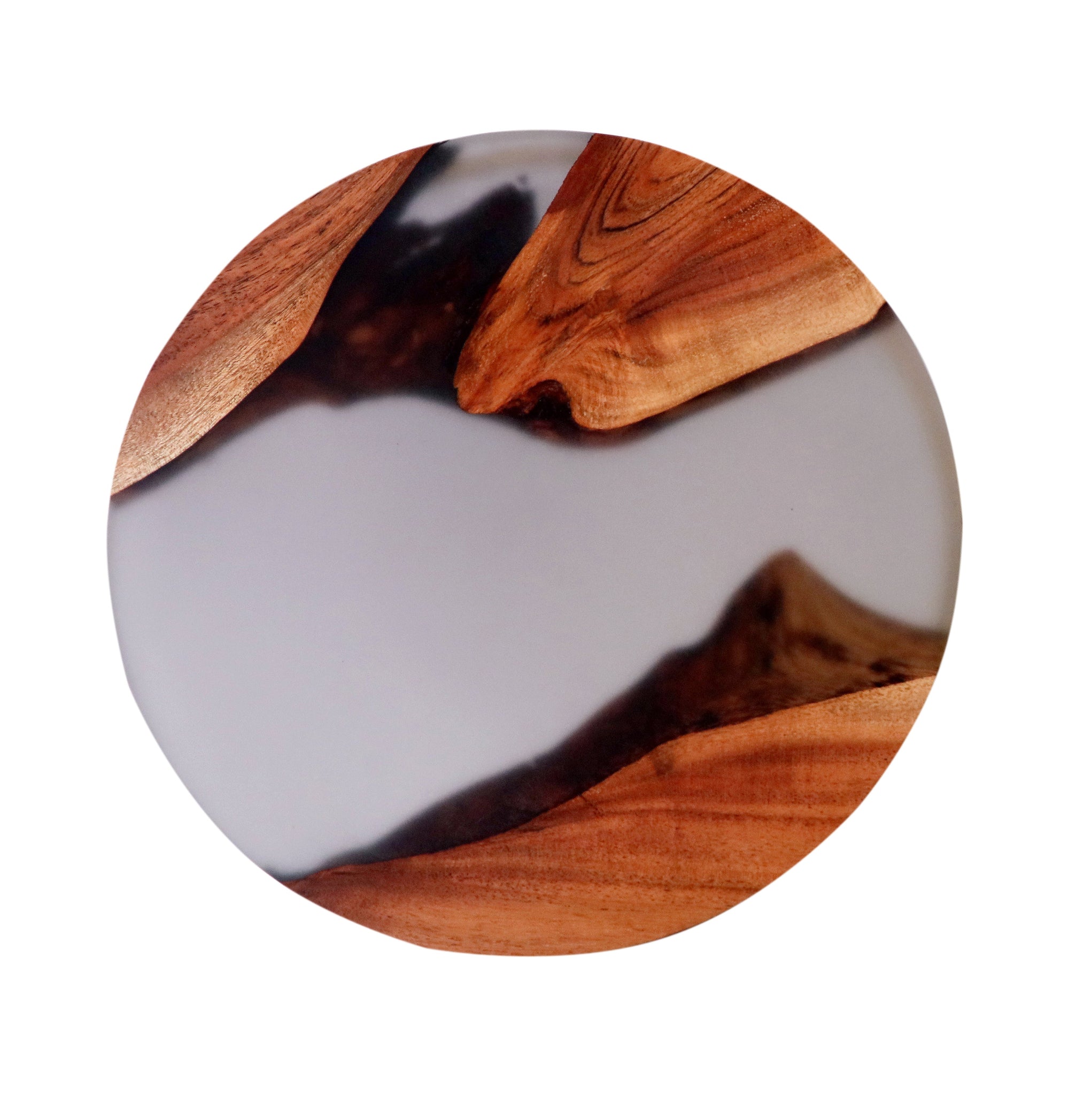 Round Wood & Resin Multi-Purpose Riser - Set of 2