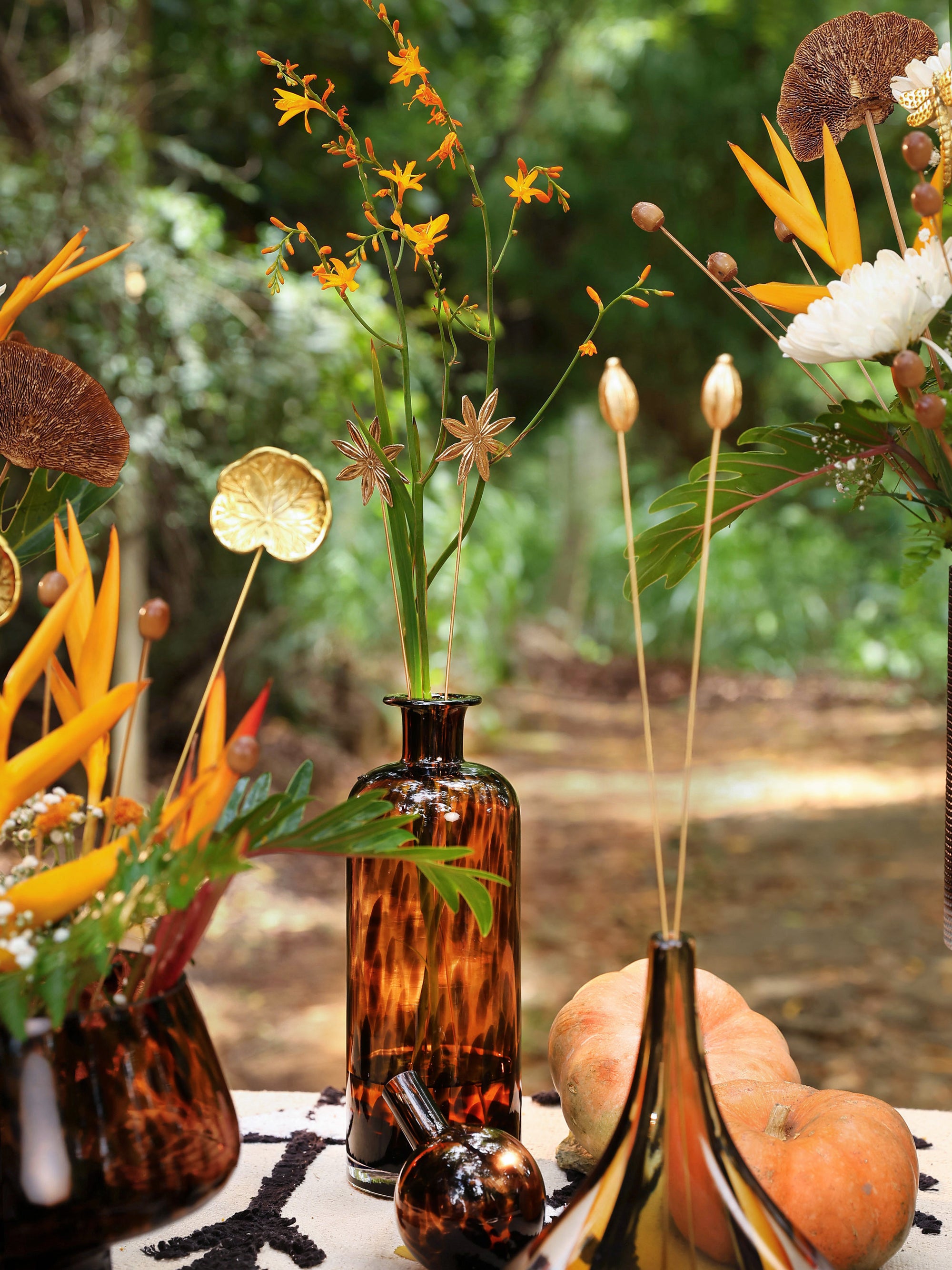 Egyptian Tall Vase With Lid