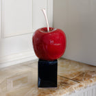 The Red Apple Sculpture