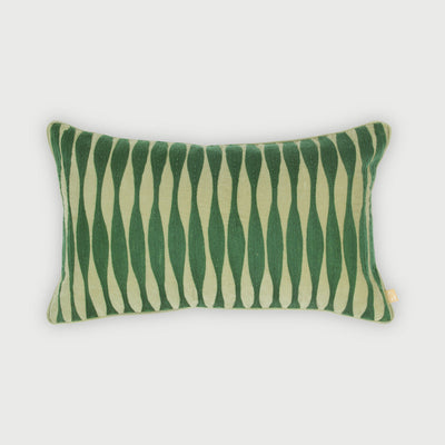 Ripple Eucalyptus Oblong Cushion Cover