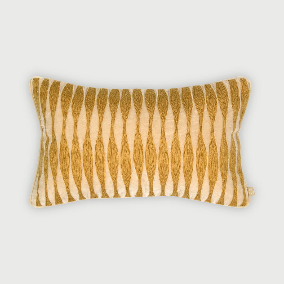 Ripple Peach Oblong Cushion Cover