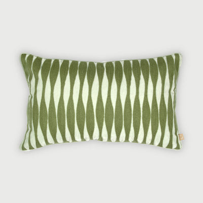Ripple Fern Oblong Cushion Cover