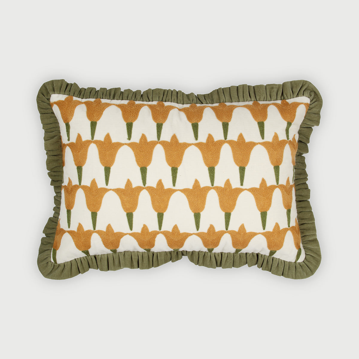 Tulip Peach Oblong Cushion Cover