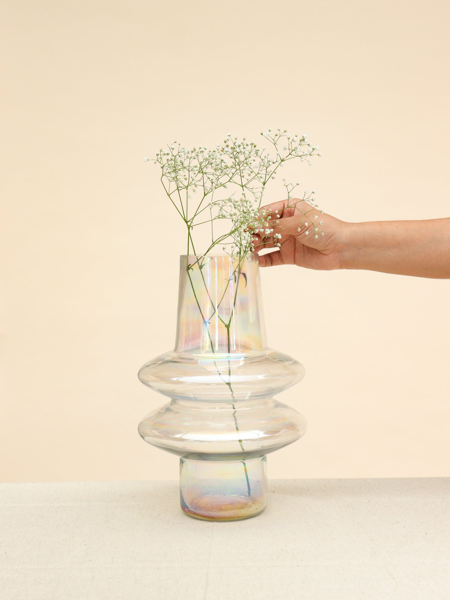 Ripple Glass vase
