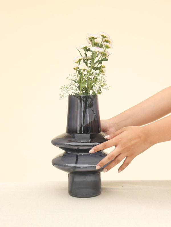 Ripple Glass vase